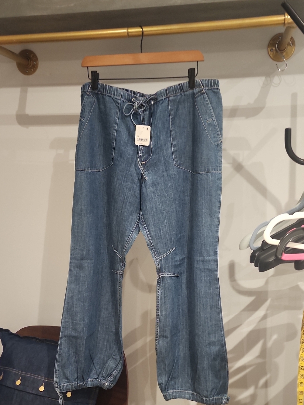 NWT XL We The Free Balloon Leg Jean (Super Light & Soft)